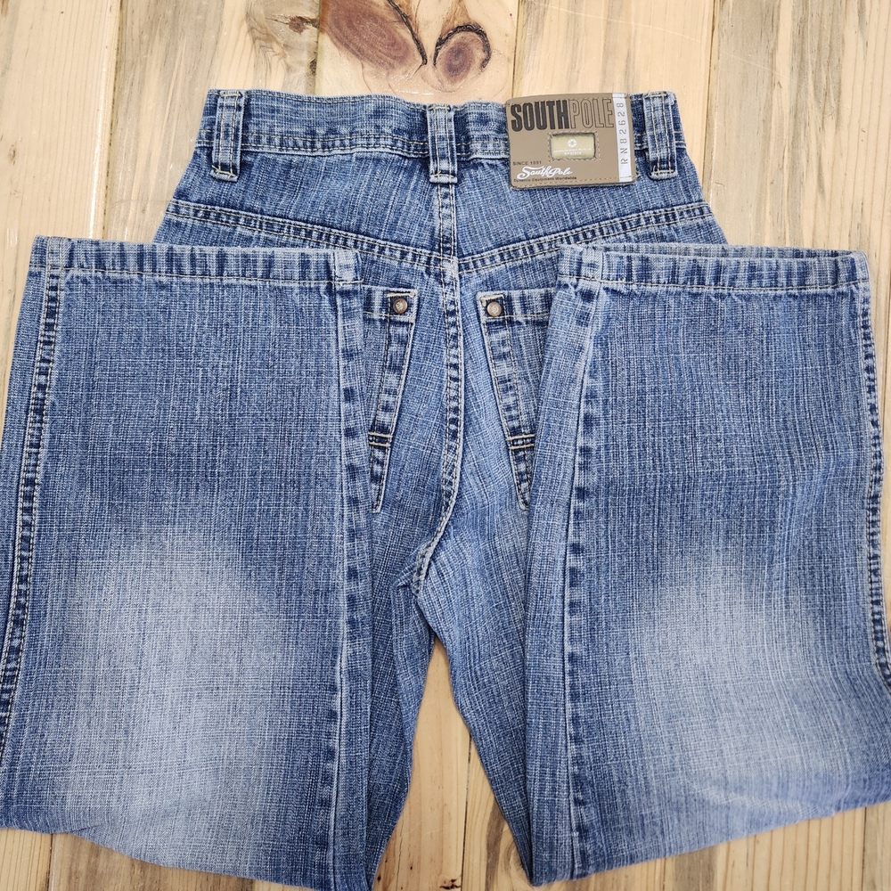 South Pole Blue Jeans Wide Leg Boys Size 8